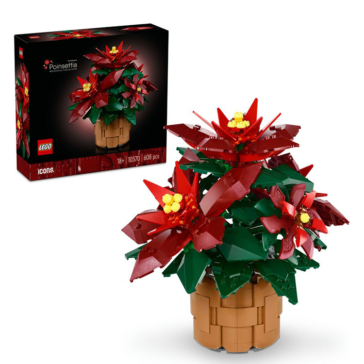 LEGO Botanicals Ponsetya - 608 Parça (10370) — görsel 2
