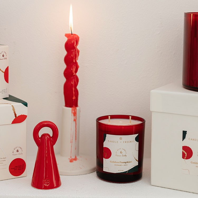 Candle + Friends No 6 Golden Pumpkint Special Edition Cam Mum (Medium) — görsel 2