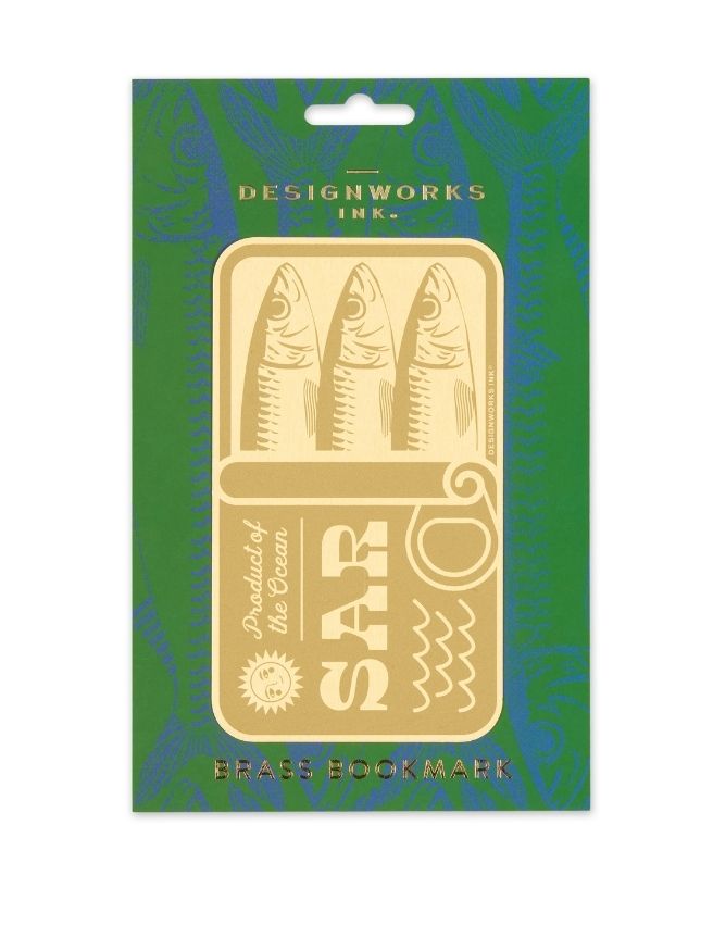 Designworks Ink Metal Kitap Ayracı - Sardines — görsel 1