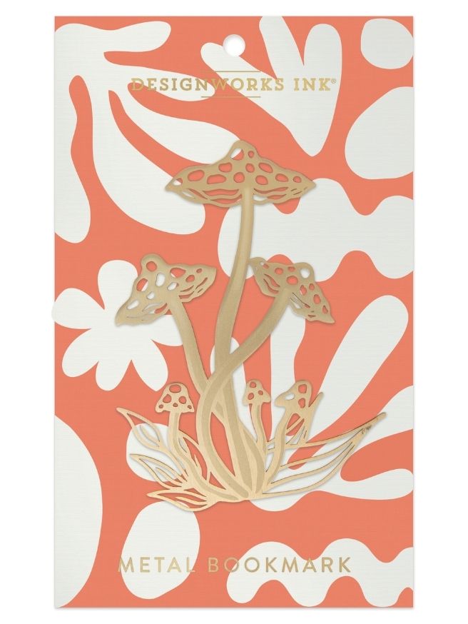 Designworks Ink Metal Kitap Ayracı - Mushroom — görsel 1