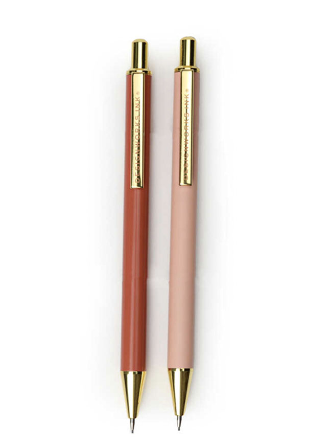 Designworks Ink Mechanical 2'li Kurşun Kalem Seti (Rosewood & Blush Set) — görsel 1
