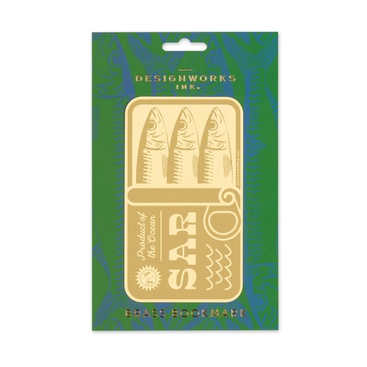 Designworks Ink Metal Kitap Ayracı - Sardines — görsel 3