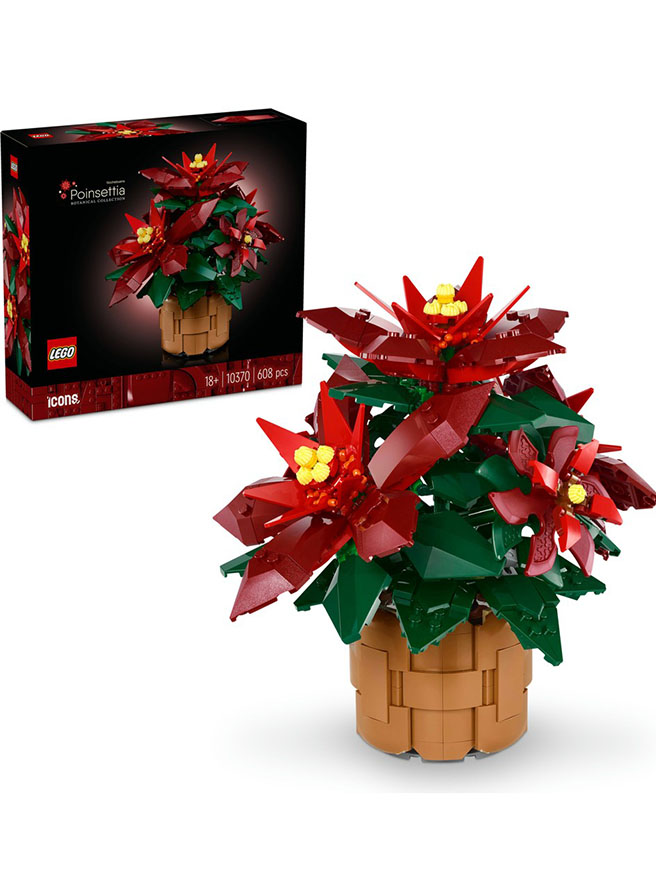 LEGO Botanicals Ponsetya - 608 Parça (10370) — görsel 1